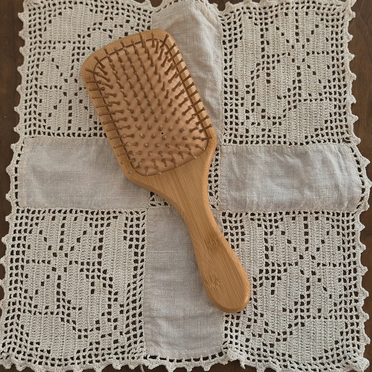 Natural Bamboo Paddle Hairbrush