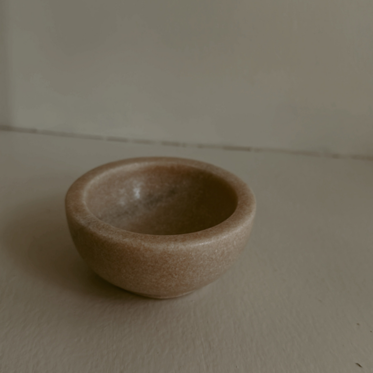 Pink Marble Pinch Bowl- 3 Inch