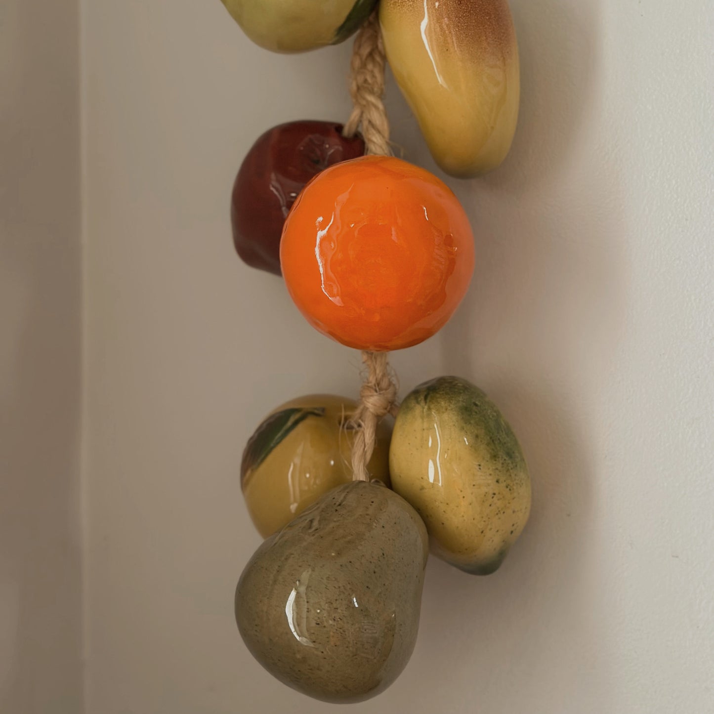 Italian Ceramic Fruit Swag | Vintage