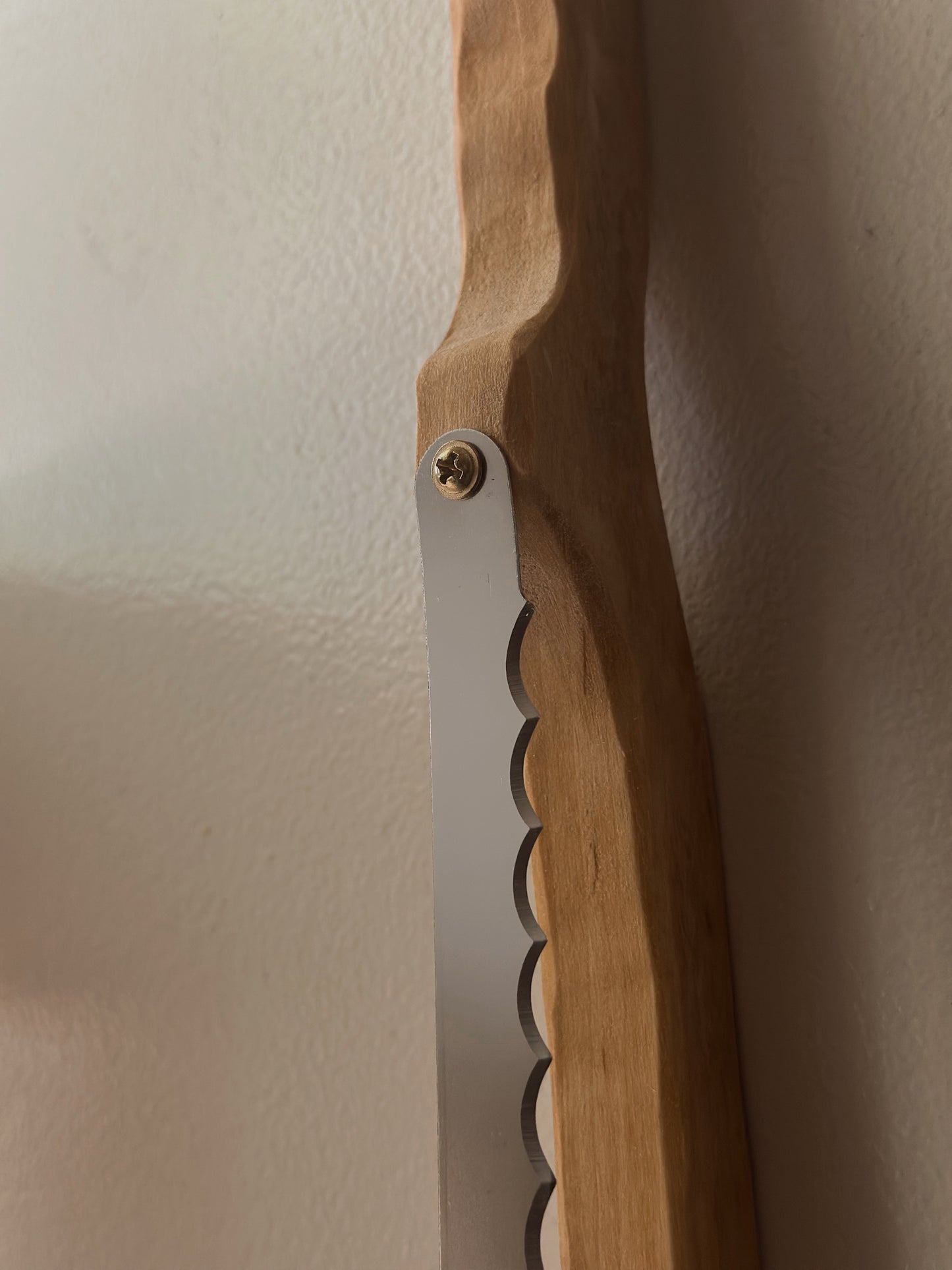 Artisan-Made Bread Knife | Ash Wood
