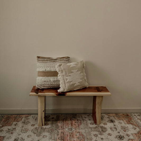 Hand Crafted Walnut Bench
