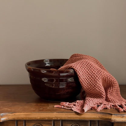 Monmouth Pottery USA Stoneware Mixing Bowl | Vintage