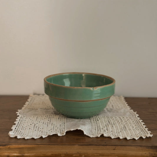 1940s USA Stoneware Mixing Bowl | Vintage