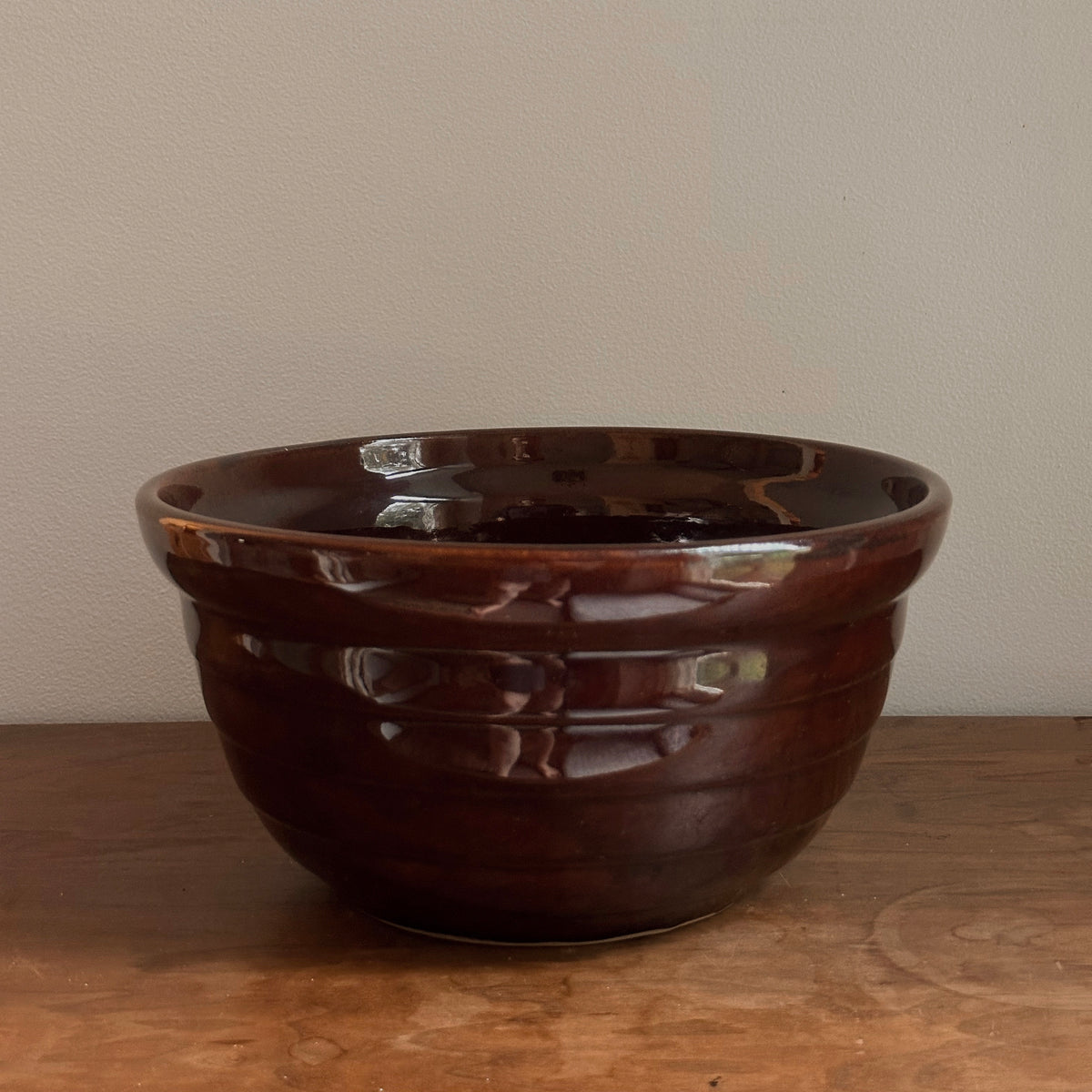 Monmouth Pottery USA Stoneware Mixing Bowl | Vintage