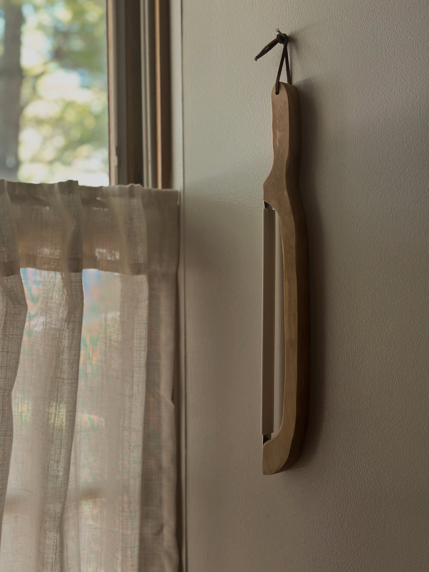 Artisan-Made Bread Knife | Ash Wood