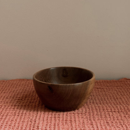 Hand-Turned Wooden Bowls | Solid Walnut & Golden Hardwood