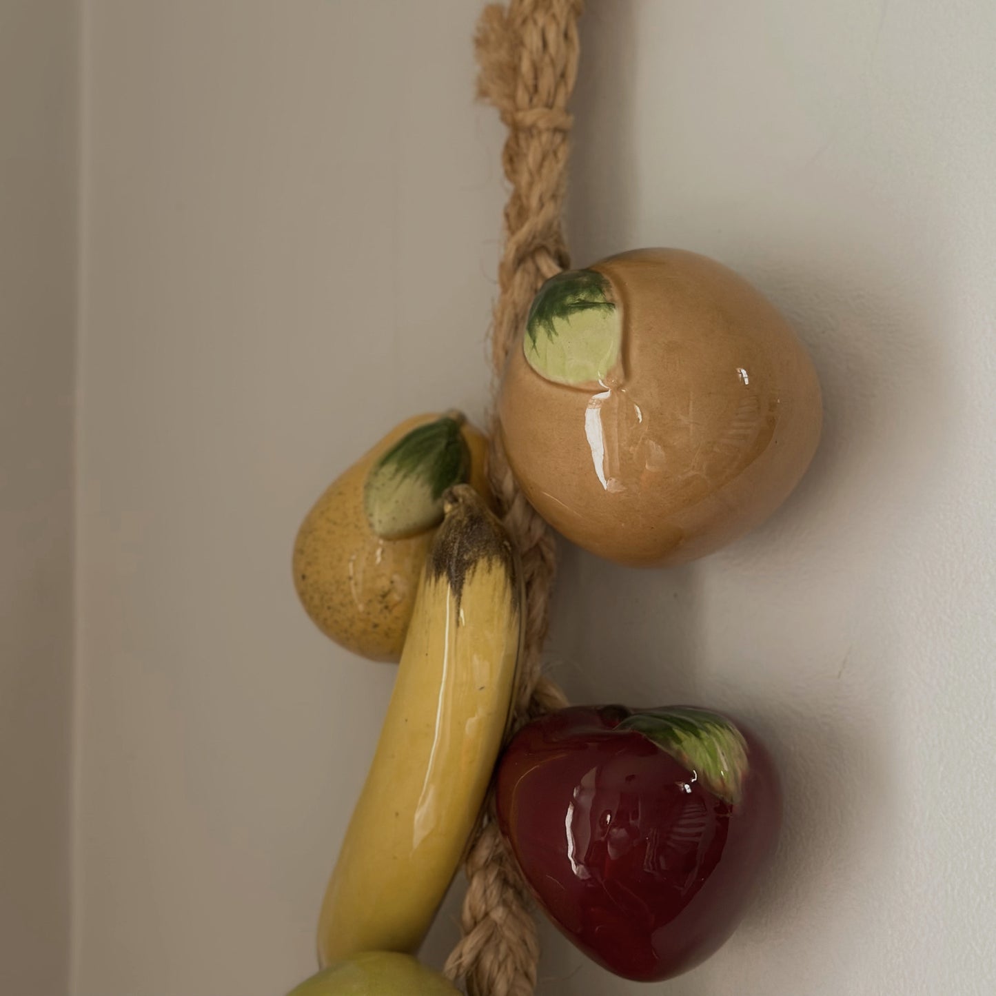 Italian Ceramic Fruit Swag | Vintage