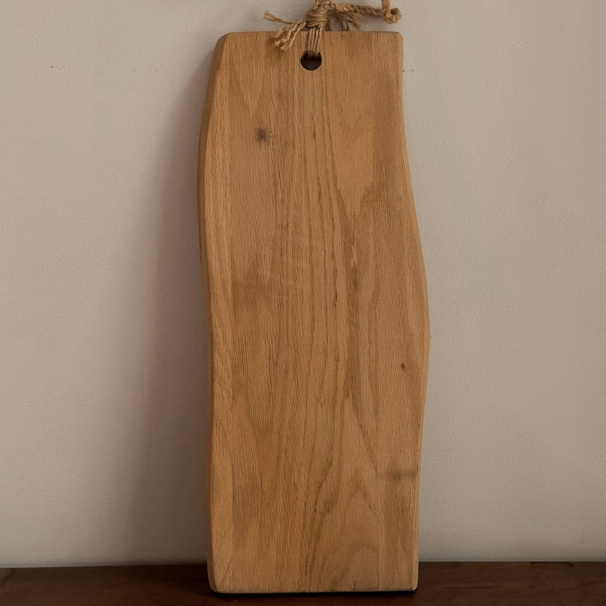 Oak Live-Edge Charcuterie Serving Board & Wall Hanging | Vintage