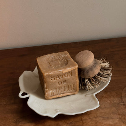 Off-White Ceramic Leaf Trays | Vintage | Various Sizing