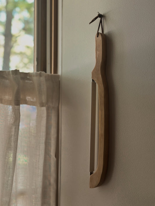 Artisan-Made Bread Knife | Ash Wood