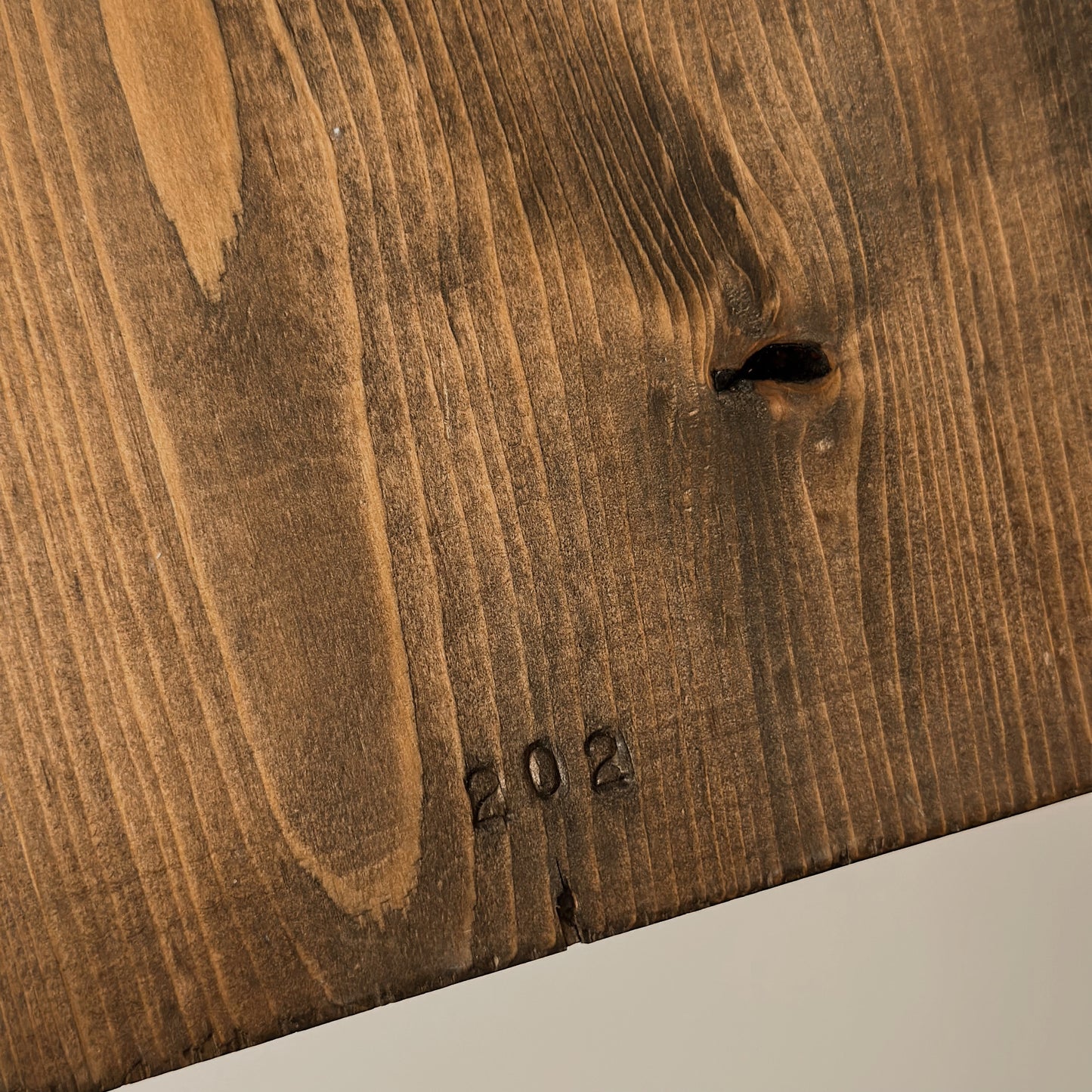 Hand-Carved Wooden Wall Pocket | Vintage