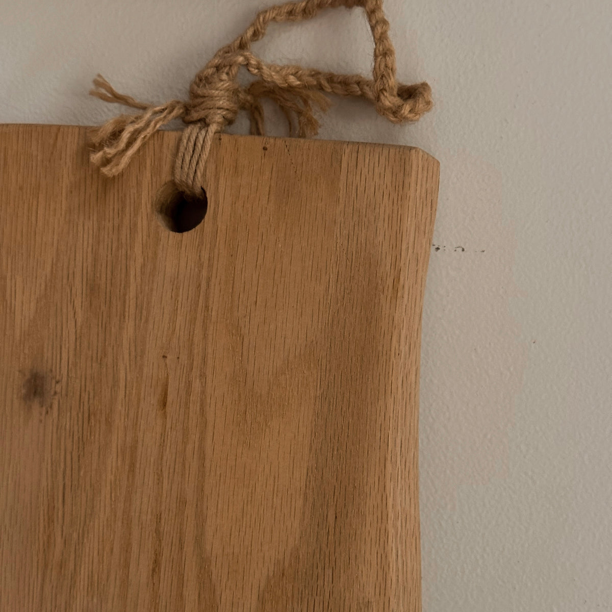 Oak Live-Edge Charcuterie Serving Board & Wall Hanging | Vintage
