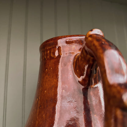 Brown Glazed Utility Pitcher
