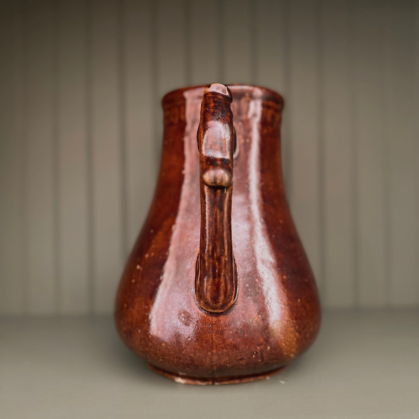 Brown Glazed Utility Pitcher