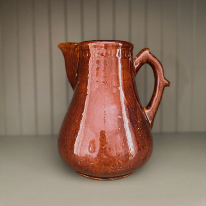 Brown Glazed Utility Pitcher