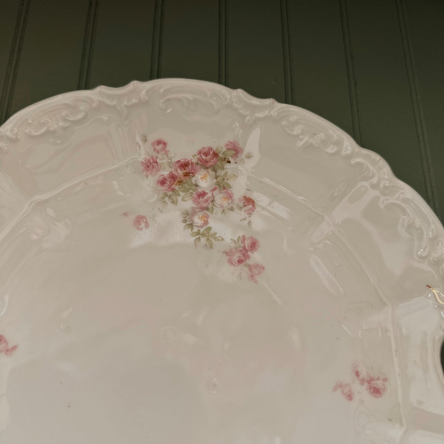 Weimar Porzellan Handled Cake Plate