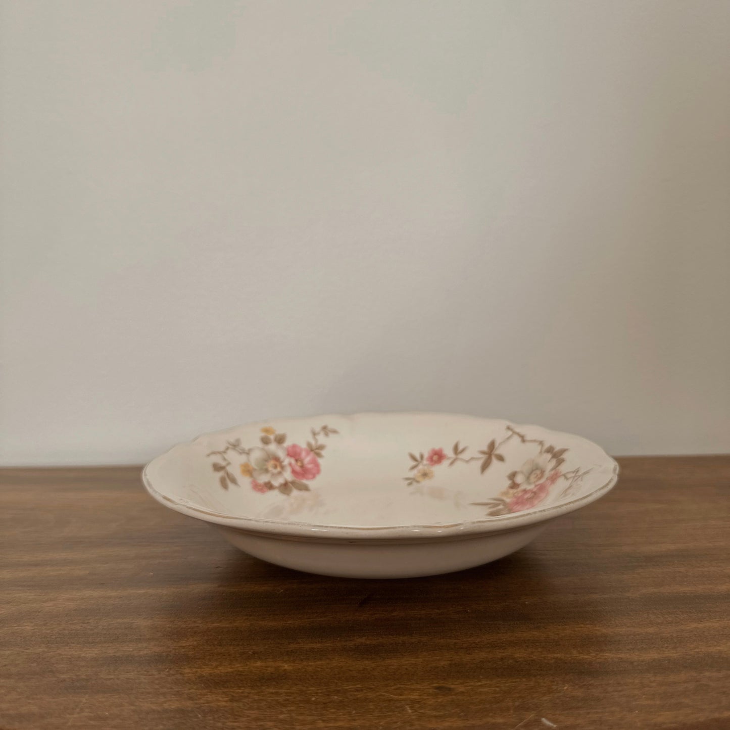 Vintage Edwin M. Knowles Floral Transferware