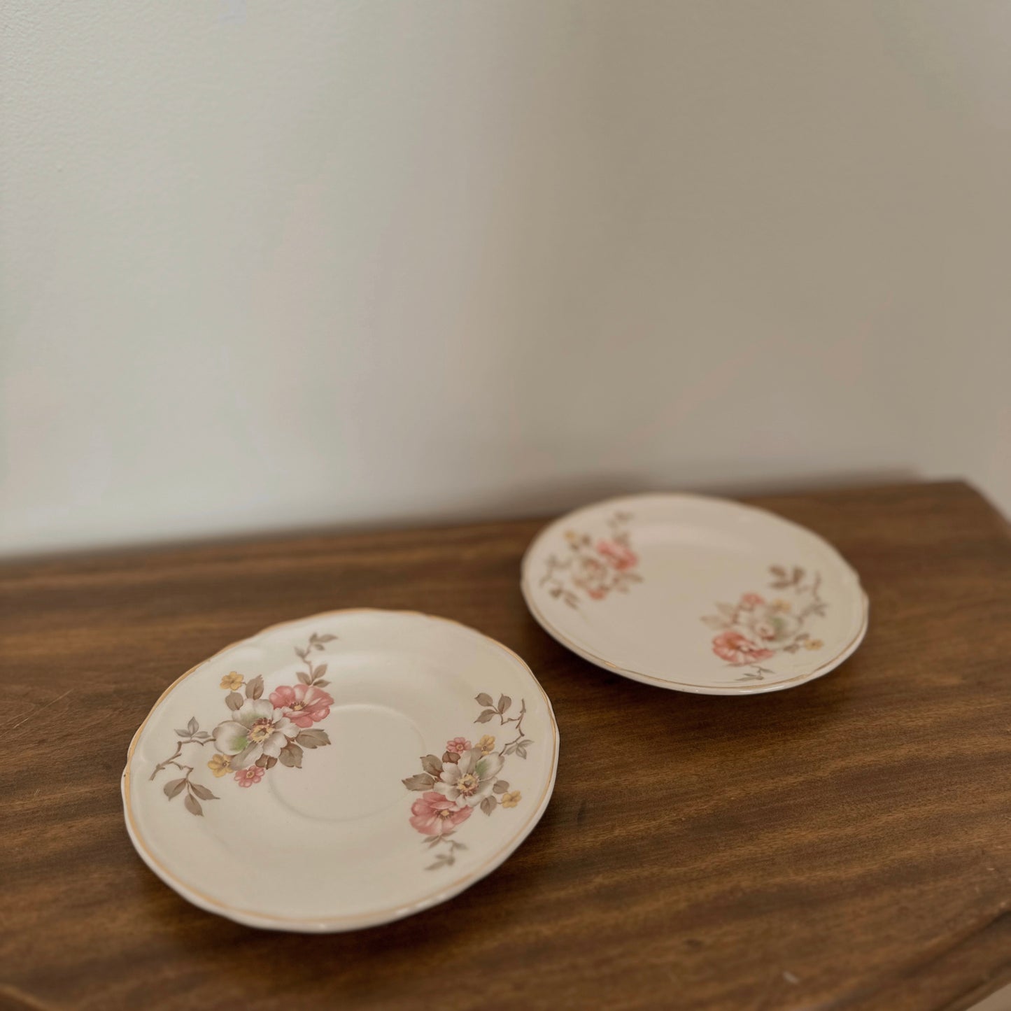 Vintage Edwin M. Knowles Floral Transferware