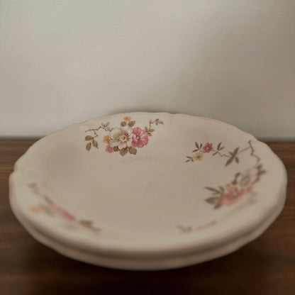 Vintage Edwin M. Knowles Floral Transferware