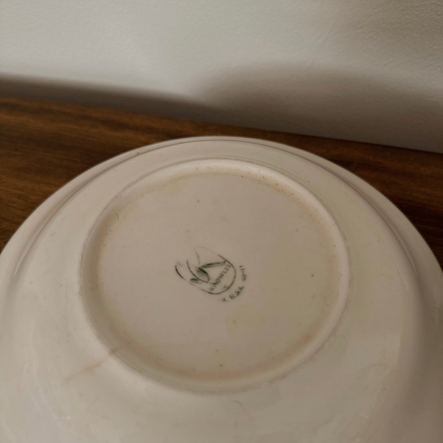 Vintage Edwin M. Knowles Floral Transferware