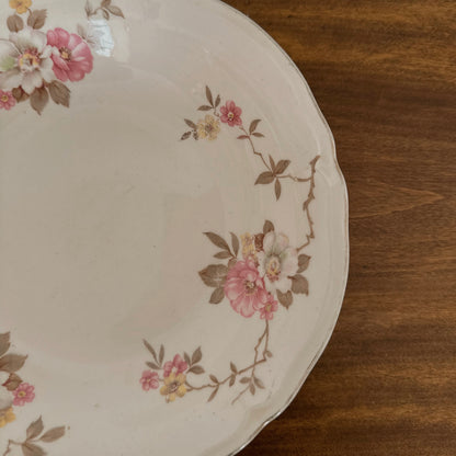 Vintage Edwin M. Knowles Floral Transferware