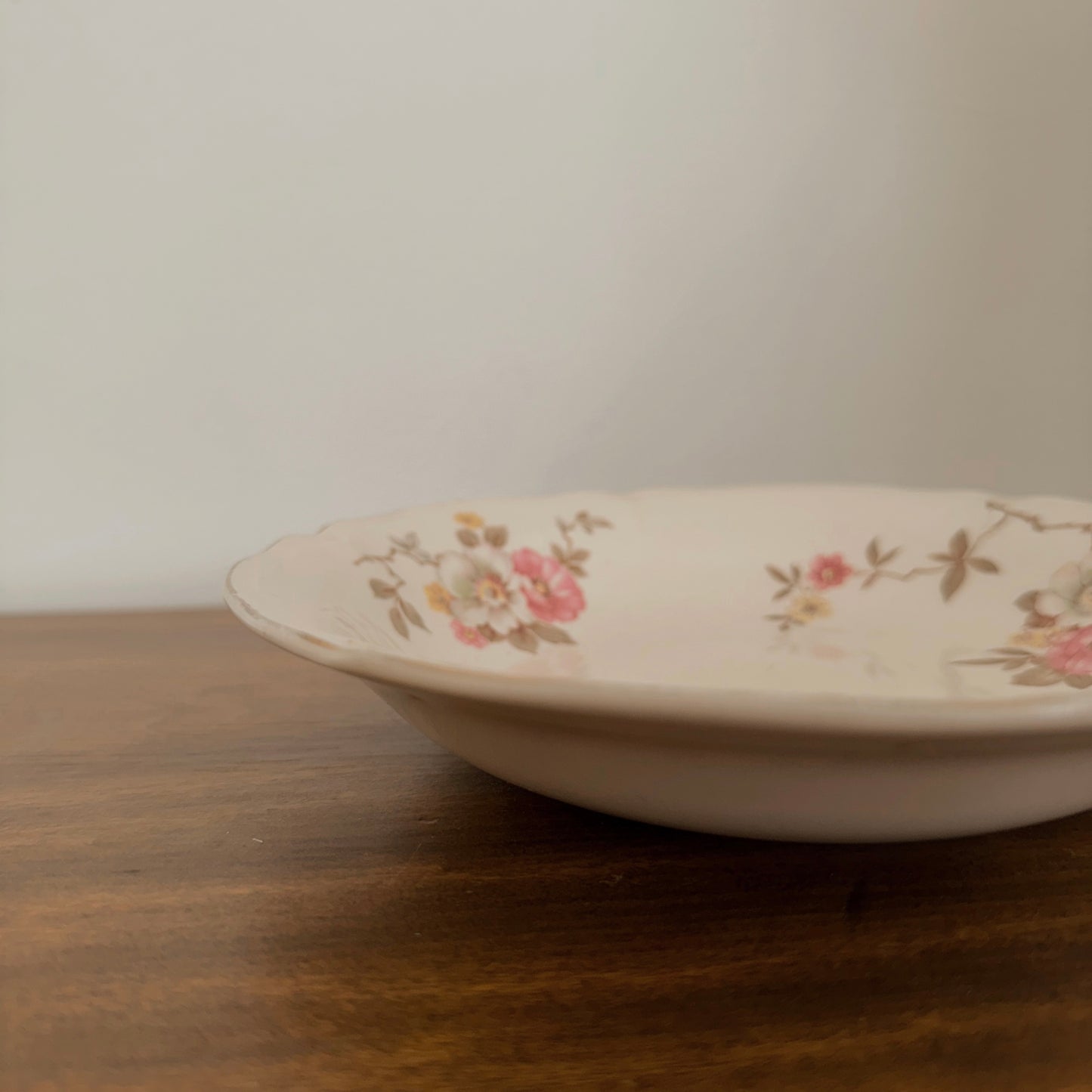 Vintage Edwin M. Knowles Floral Transferware