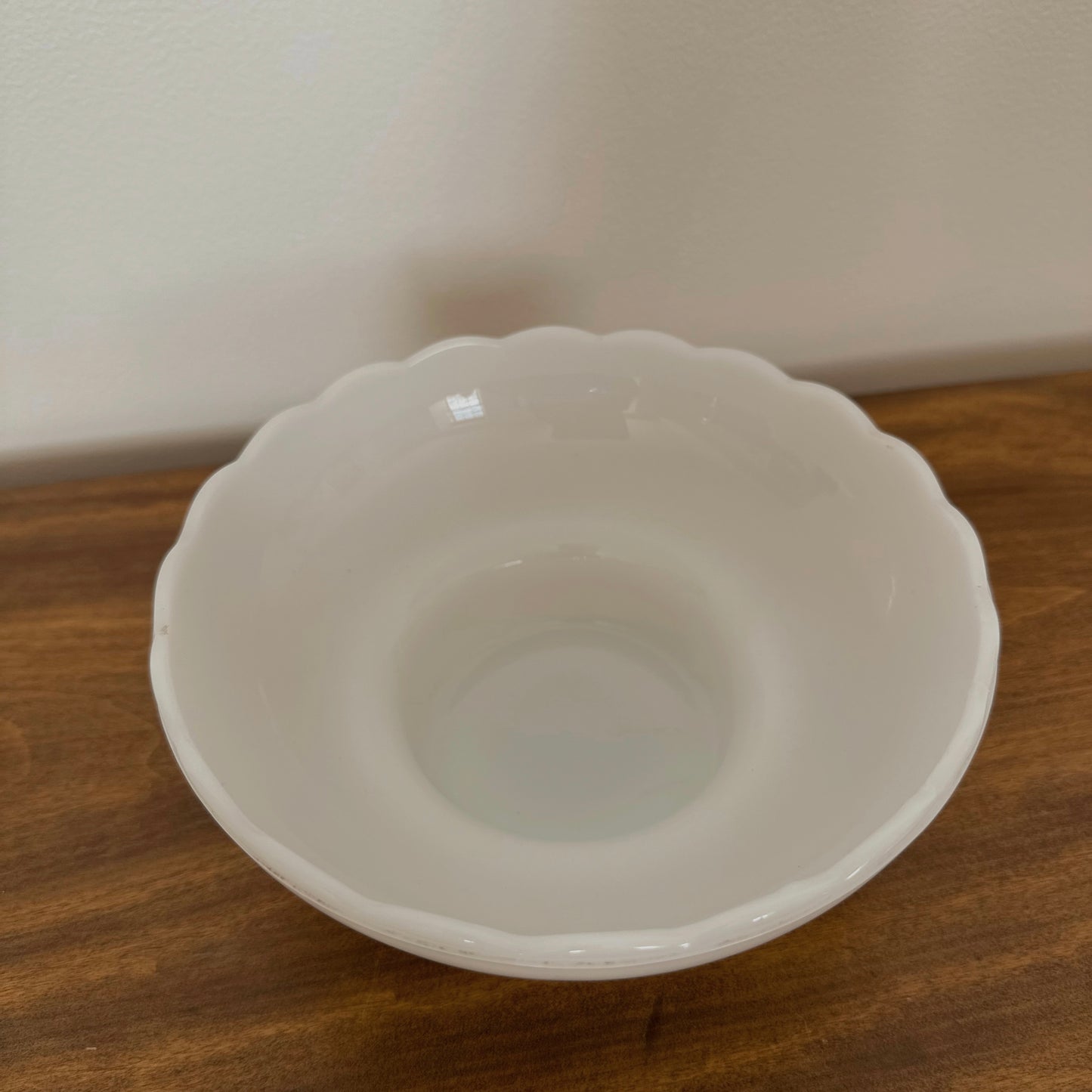 Milk Glass Compote Bowl