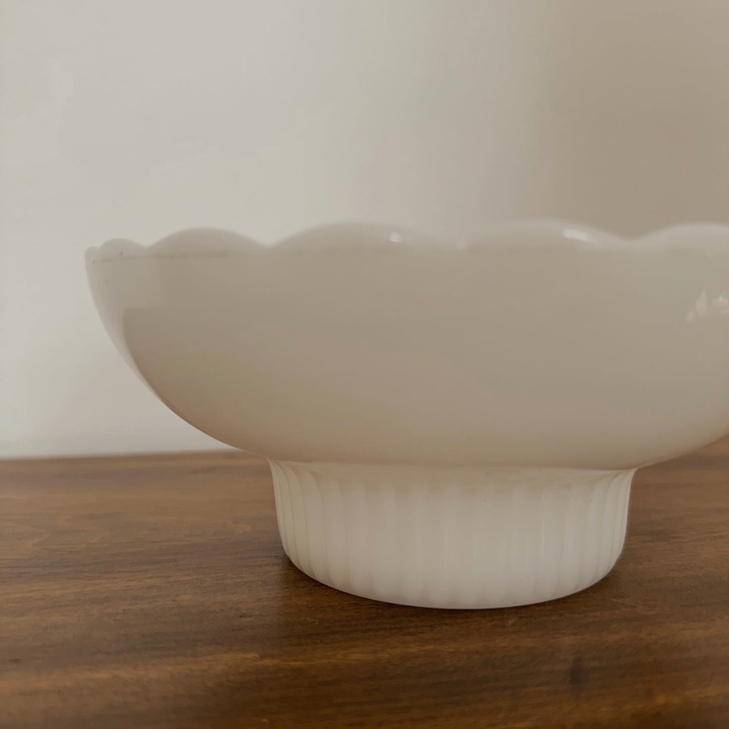 Milk Glass Compote Bowl