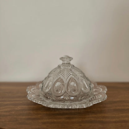 Domed Glass Butter Dish