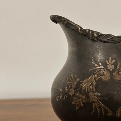 The Wallace Bro’s Floral Repoussé Set | Sugar & Creamer