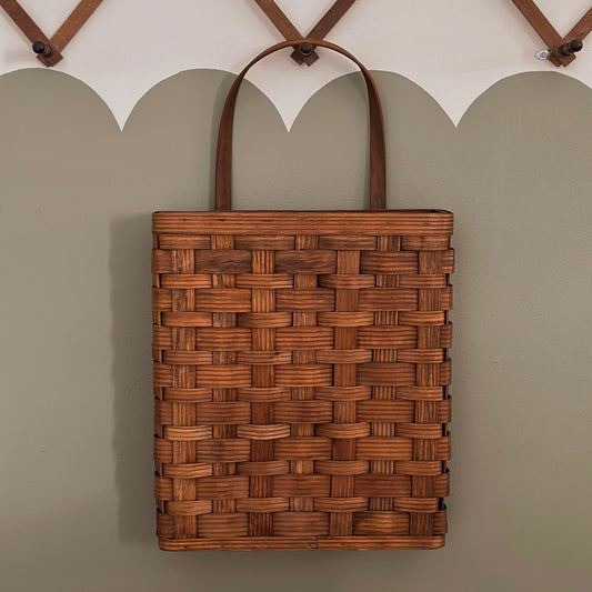 Primitive Splint-Weave Wall Pocket