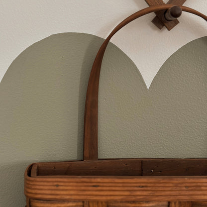 Primitive Splint-Weave Wall Pocket