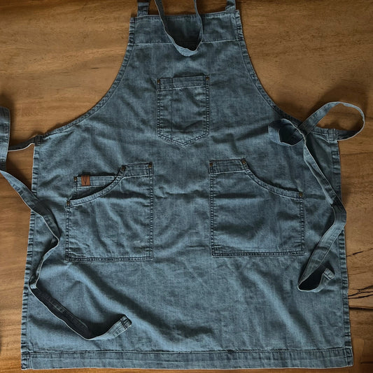 Denim Utility Apron | 100% Cotton