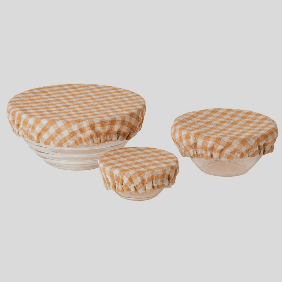 Linen Bowl Covers | 3 Piece Set