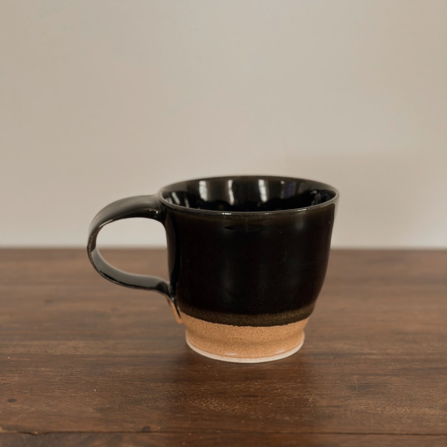 Handcrafted Dark Emerald Stoneware Mug