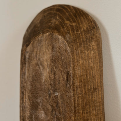Antique Hand-Carved Wooden Dough Bowl