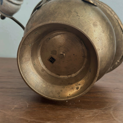 Vintage Brass Miniature Coal Scuttle Sugar Hod
