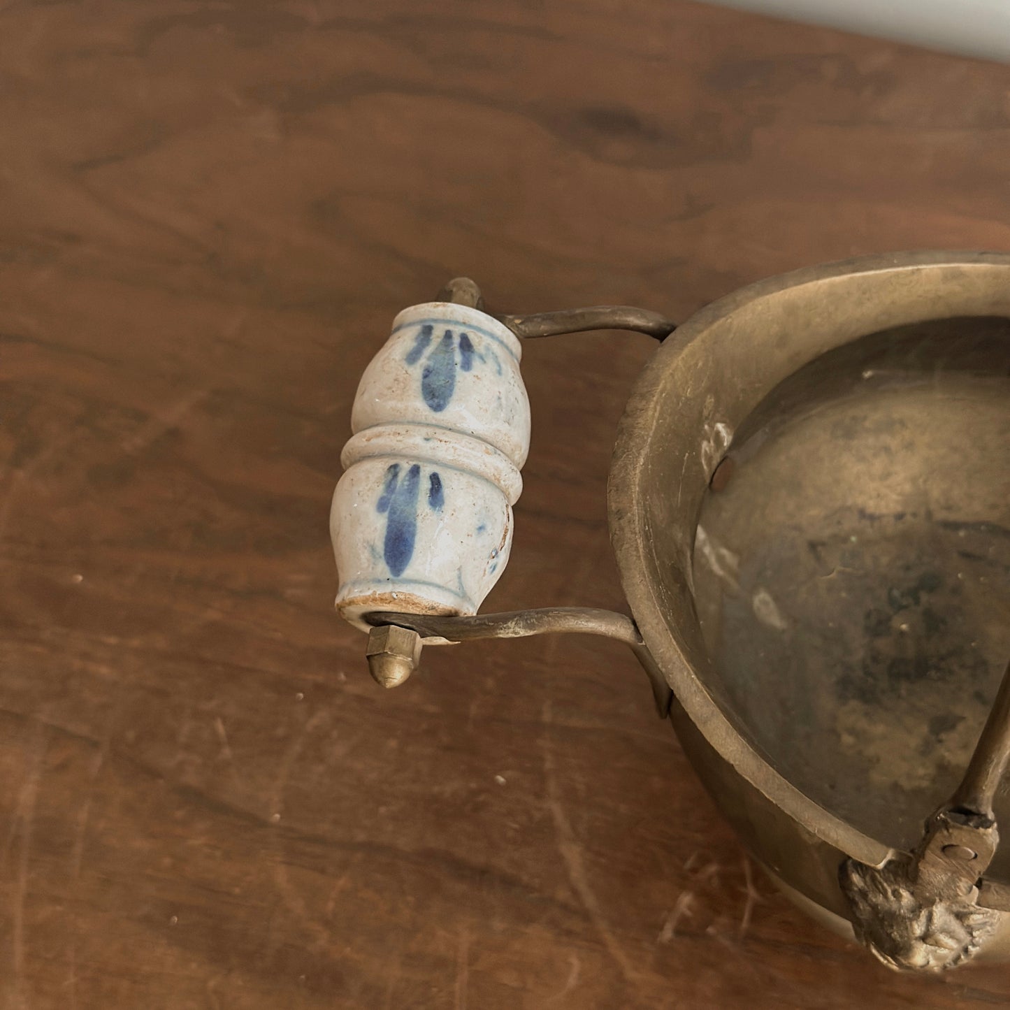 Vintage Brass Miniature Coal Scuttle Sugar Hod