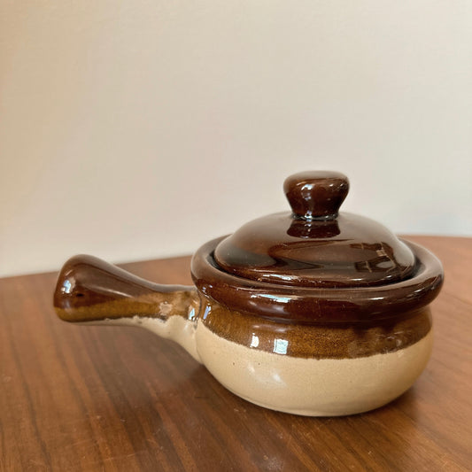 Rustic French Onion Soup Crock with Lid