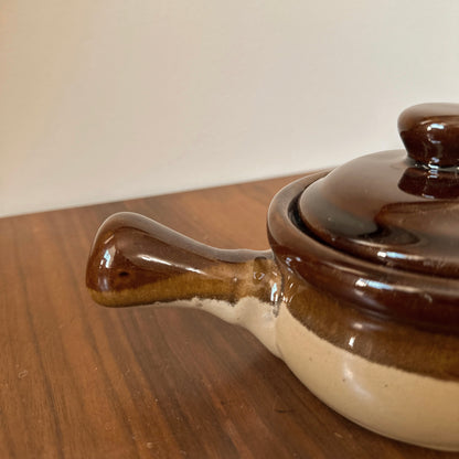 Rustic French Onion Soup Crock with Lid
