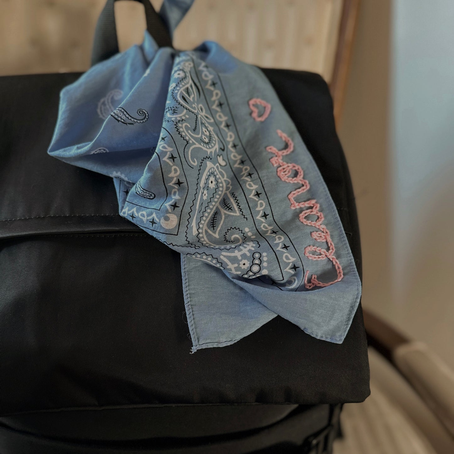 Custom Chain Stitched Bandana | READ DESCRIPTION