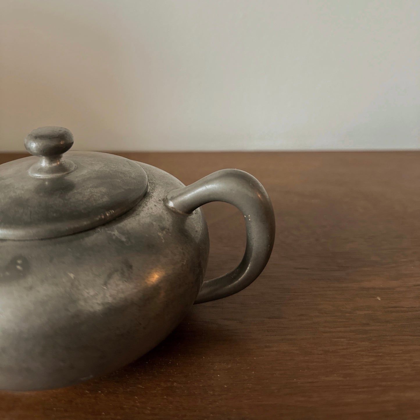 Petite "Bachelor" Pewter Tea Pot