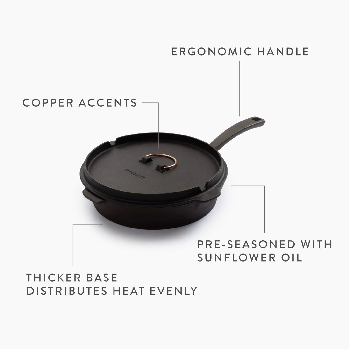 All-In-One Cast Iron Skillet | Barebones