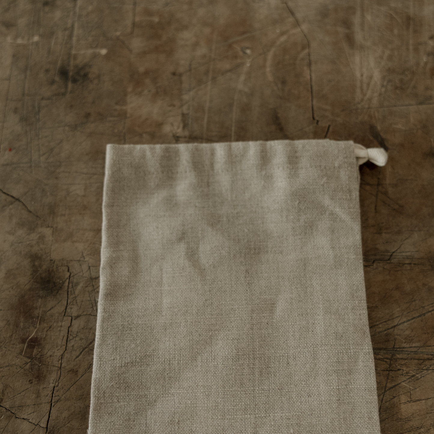 Linen Baguette Bag