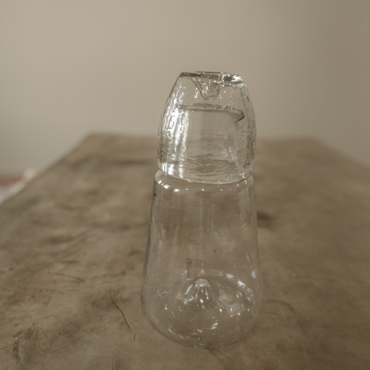 Recycled Glass Bedside Carafe