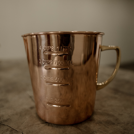 Copper Liquid Measuring Cup