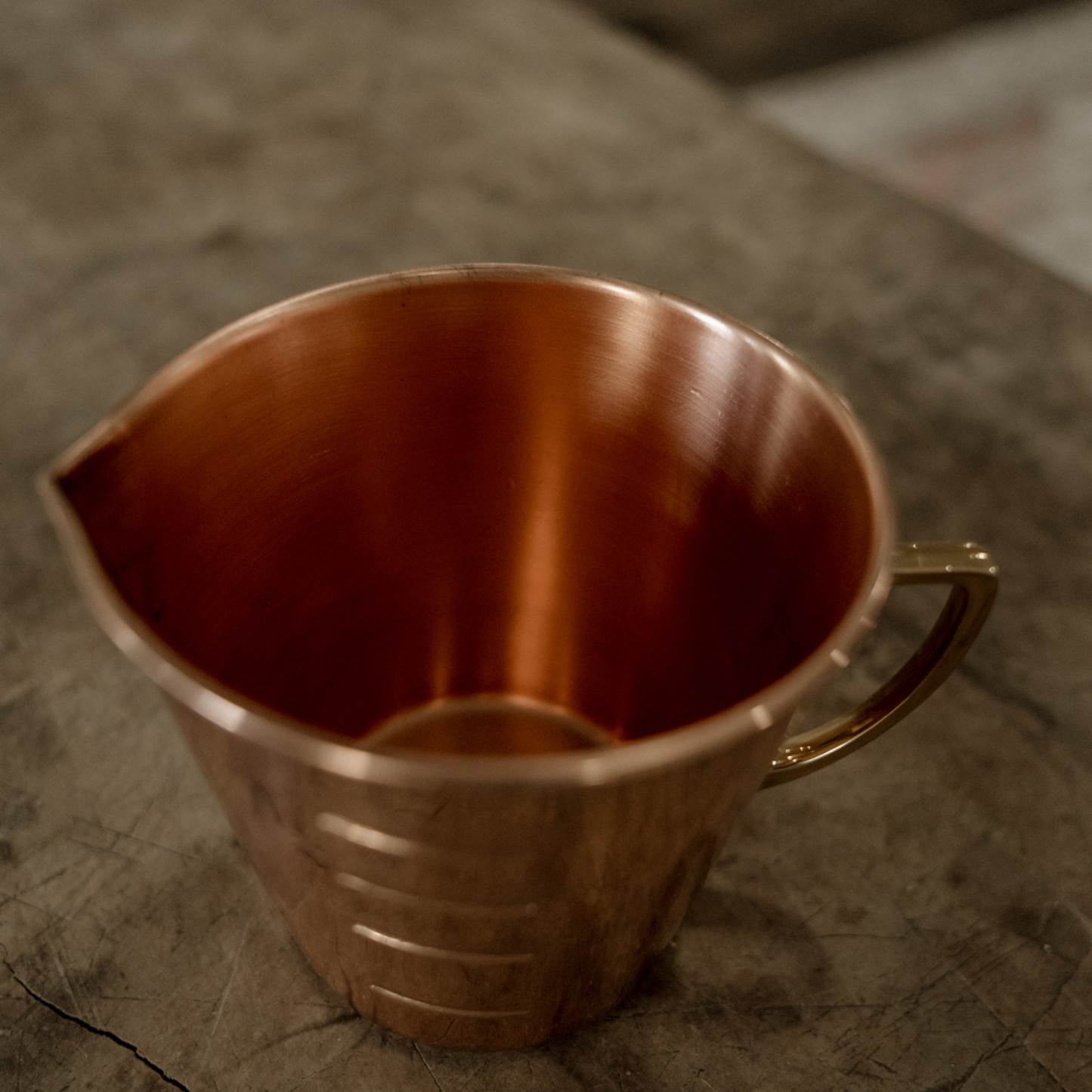 Copper Liquid Measuring Cup