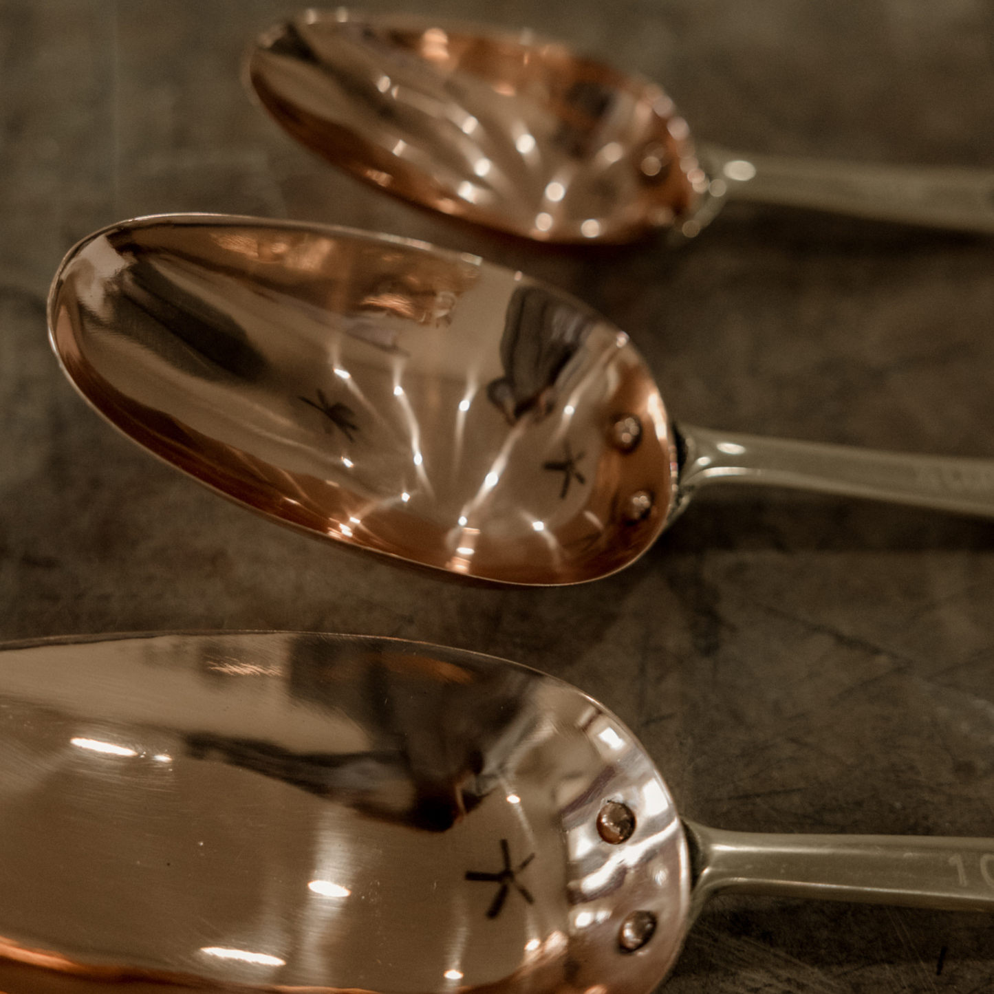 Copper Measuring Scoops