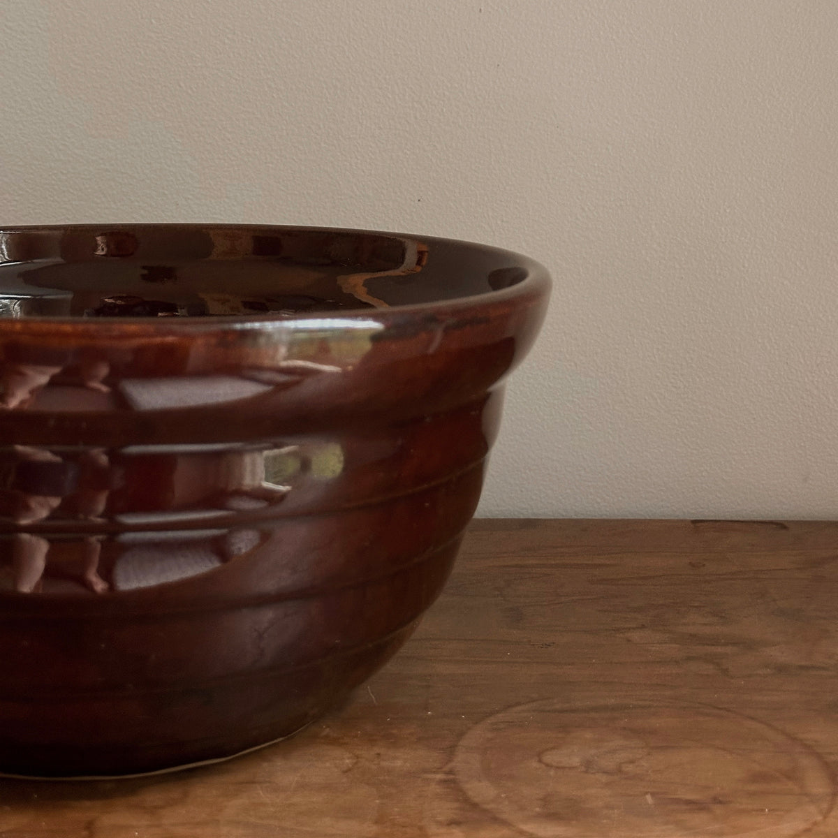 Monmouth Pottery USA Stoneware Mixing Bowl | Vintage