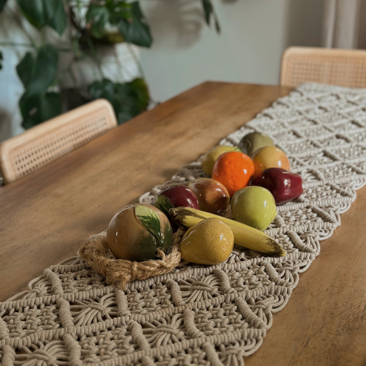 Italian Ceramic Fruit Swag | Vintage